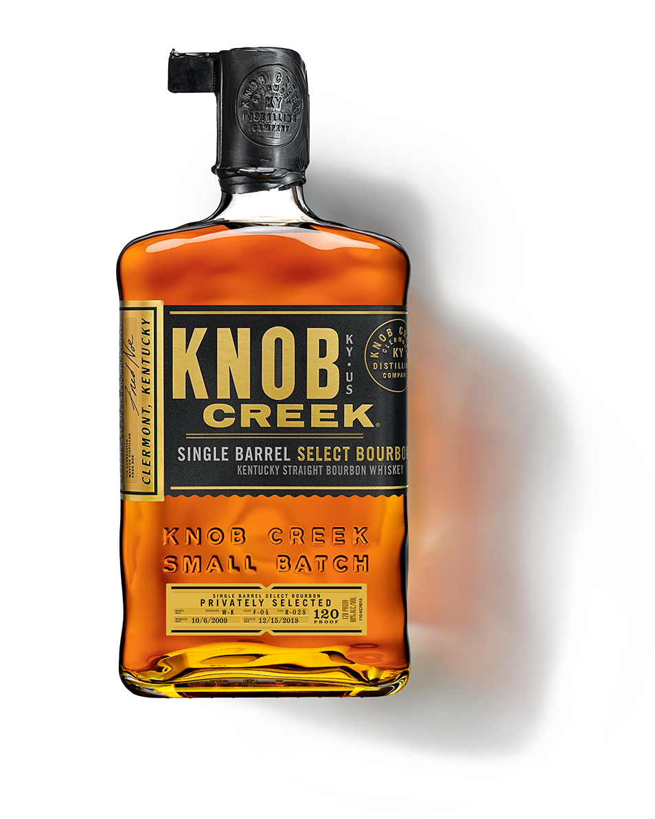 Knob Creek Bourbon (120 calories)