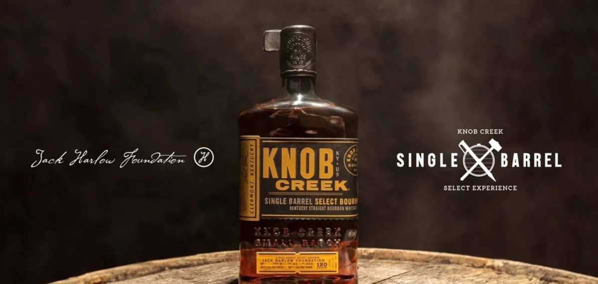 drinks cheers bottle whiskey knob creek
