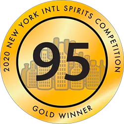 95 Points, Gold Winner 2020 New York International Spirits Competition