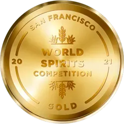 Gold Medal 2021 San Francisco World Spirits Competition