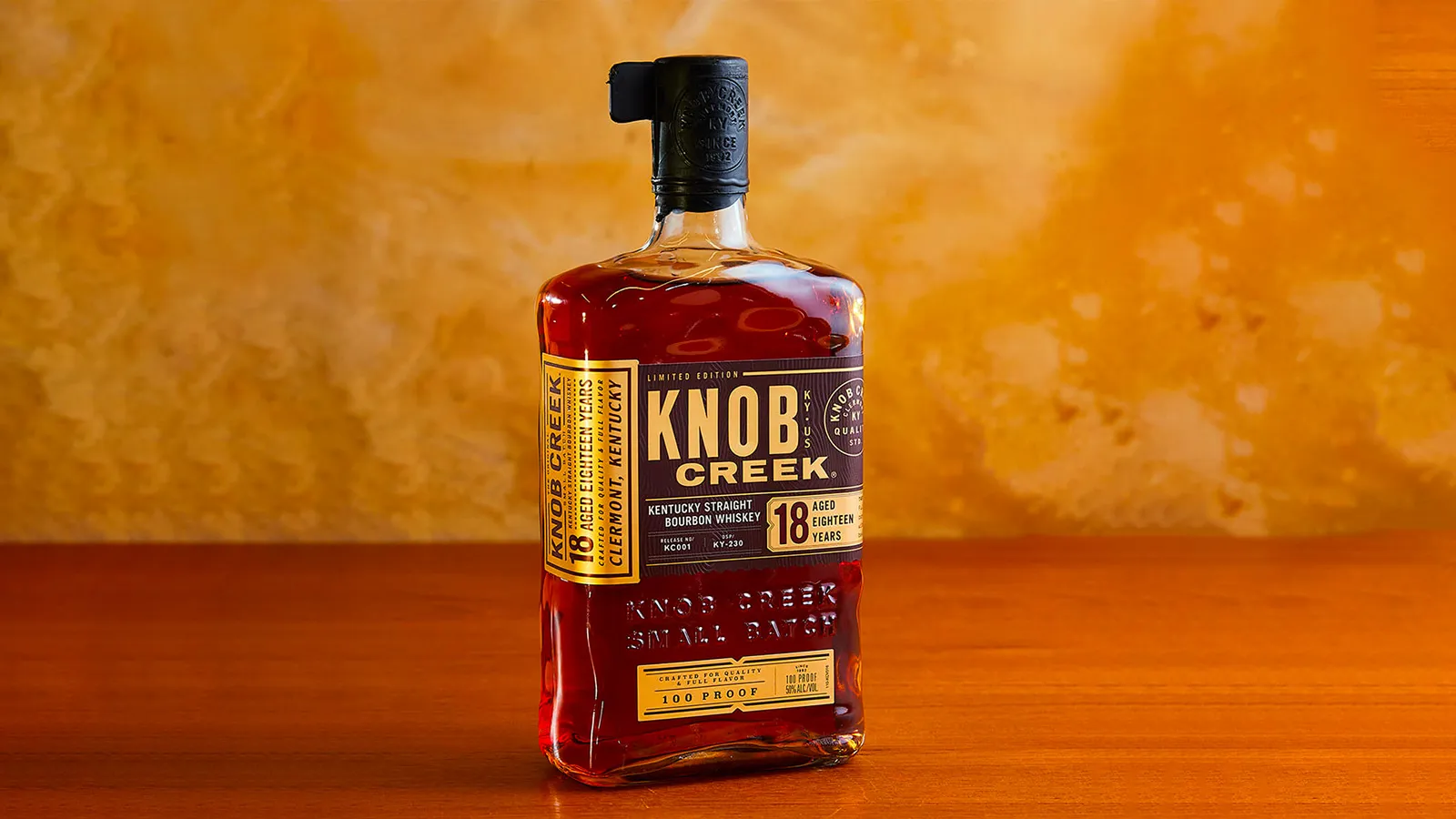 18 Year Old Kentucky Straight Bourbon Whiskey Bottle