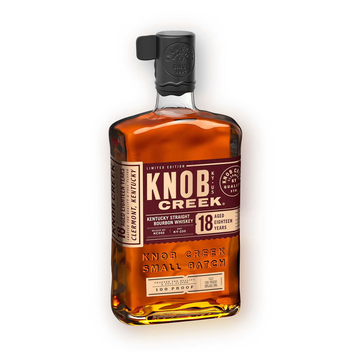 18 Year Side Bottle Old Kentucky Straight Bourbon Whiskey 