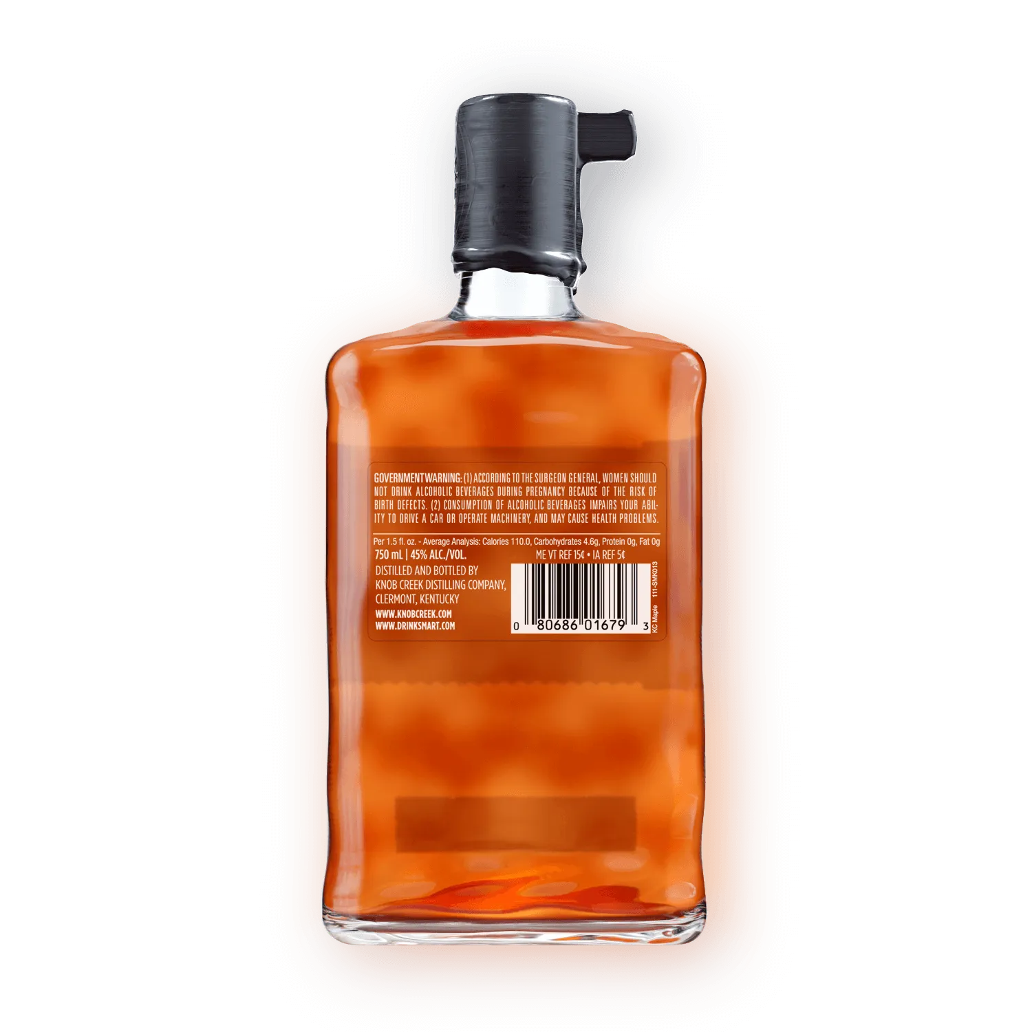 Smoked Maple Back Bottle Kentucky Straight Bourbon Whiskey