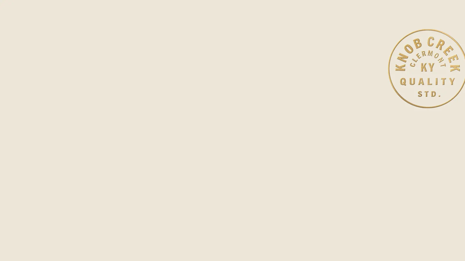 surface colour stamp whiskey knob creek